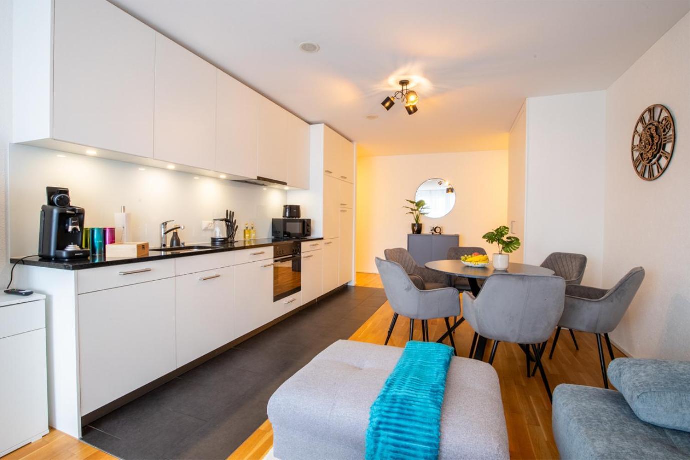 Special Einstein II Apartment Basel, Messe Kleinbasel 10-Star Bagian luar foto