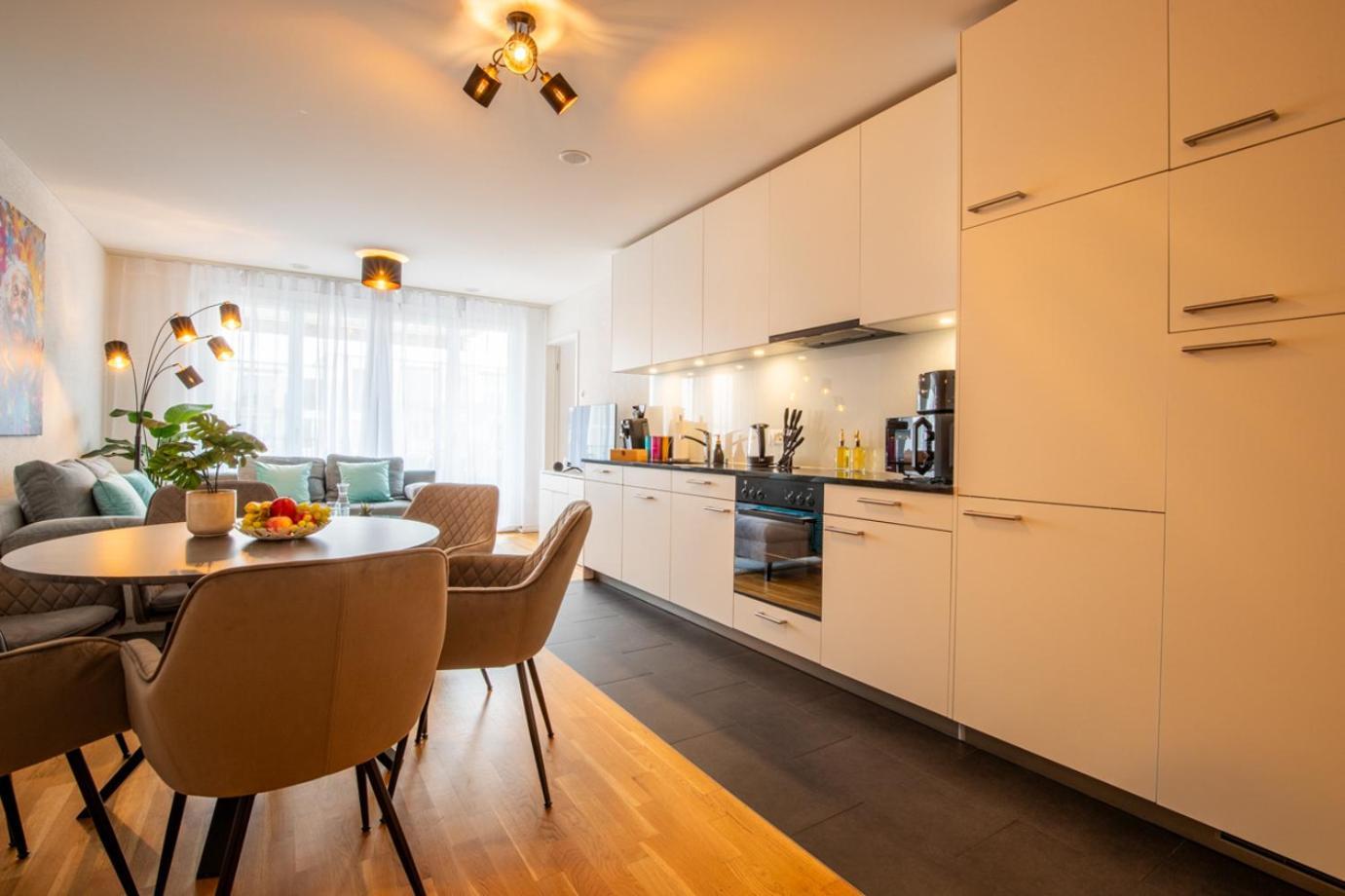 Special Einstein II Apartment Basel, Messe Kleinbasel 10-Star Bagian luar foto